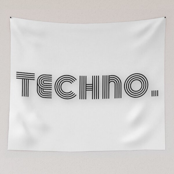 Item preview, Techno designed and sold by Raw Creative Prints.