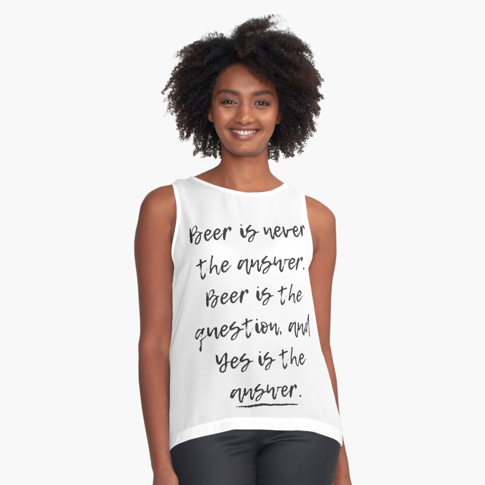 Item preview, Sleeveless Top designed and sold by Beercreation.
