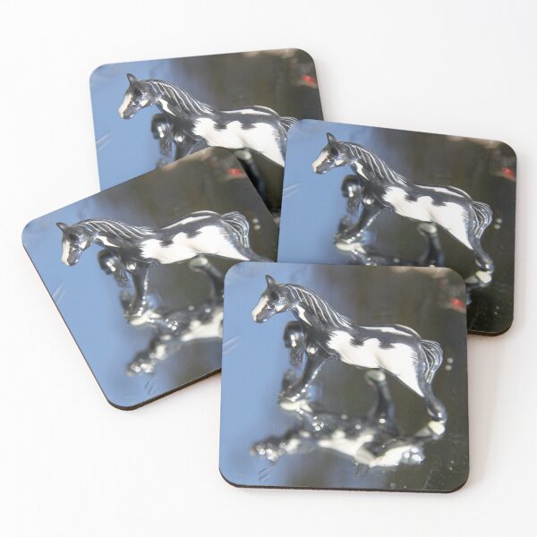 Item preview, Grey marble precious horse miniature figurine designed and sold by EstelleRossetti.