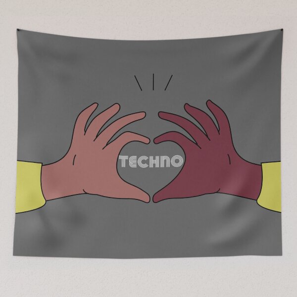 Item preview, I Love Techno designed and sold by Raw Creative Prints.