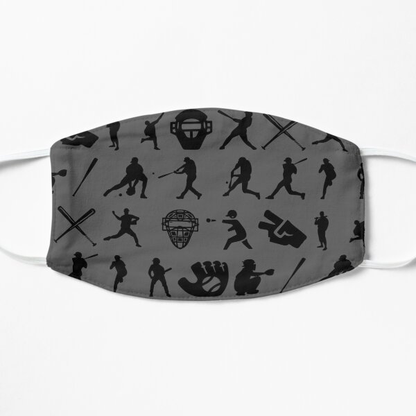Funky Baseball Collage Mask