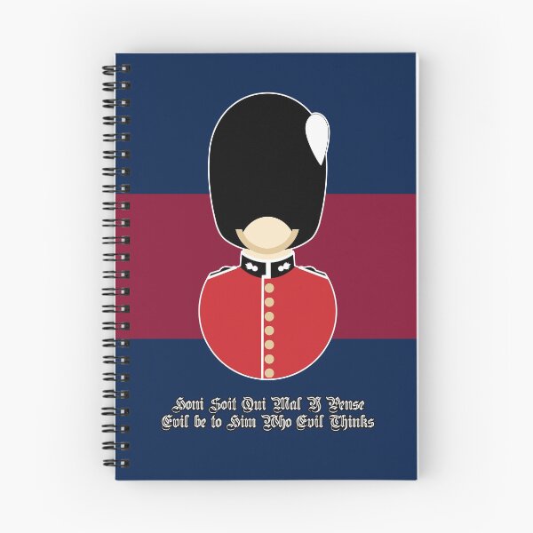 Item preview, Grenadier Guards, Blue Red Blue, Hardback Journal & Spiral Book designed and sold by BlueRedBlue.