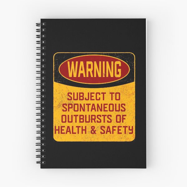 Item preview, Warning Subject To Spontaneous Outbursts Of Health And Safety designed and sold by kudostees.