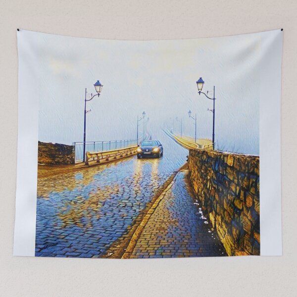 Item preview, Misty bridge leading to nowhere designed and sold by helenkaiy.