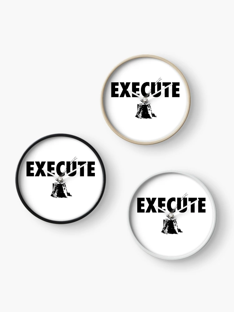 Thumbnail 3 of 4, Clock, Execute designed and sold by ForgeGraphics.