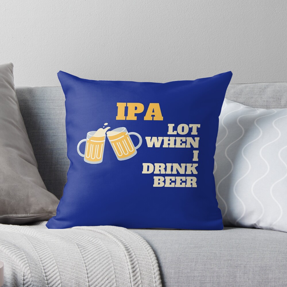 Item preview, Throw Pillow designed and sold by Beercreation.
