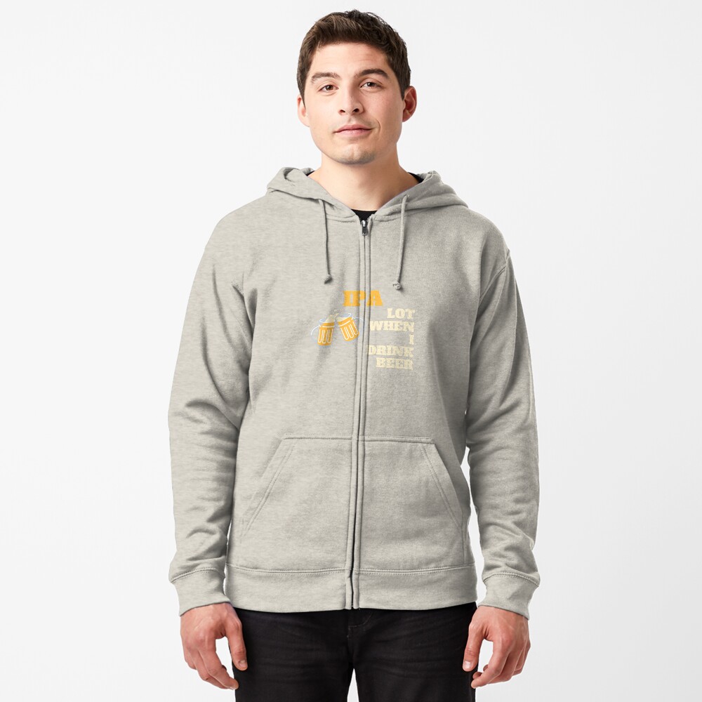 Item preview, Zipped Hoodie designed and sold by Beercreation.