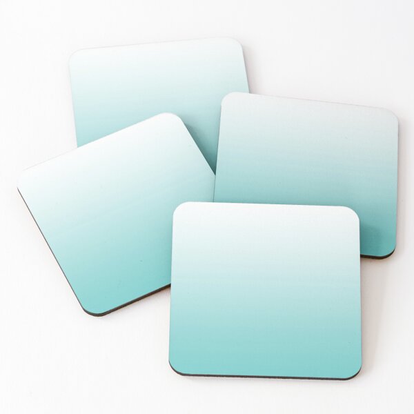 Item preview, Aqua and White Gradient designed and sold by Cool Fun  Awesome Time.