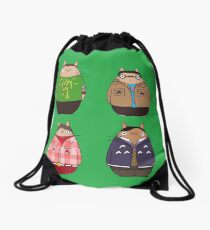 Big Bang Totoro Drawstring Bag