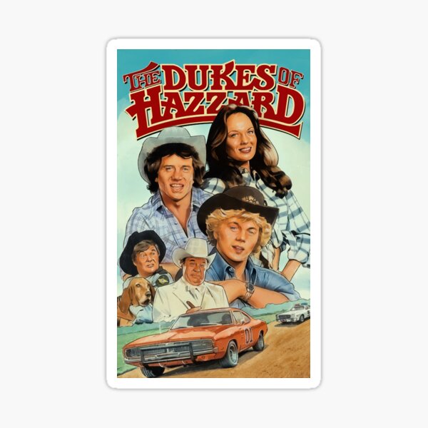 The Dukes Of Hazzard Sticker For Sale By Jennypool Redbubble 2356