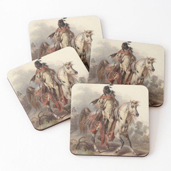 Item preview, Indian warrior on horseback . designed and sold by 1970Russell.