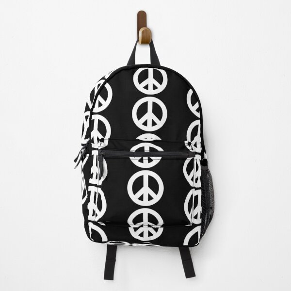 Item preview, White on Black CND Peace Symbol  designed and sold by podartist.