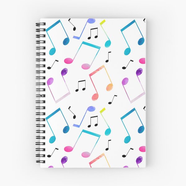 Item preview, Watercolor Musical Note Pattern designed and sold by Jrw-Design.