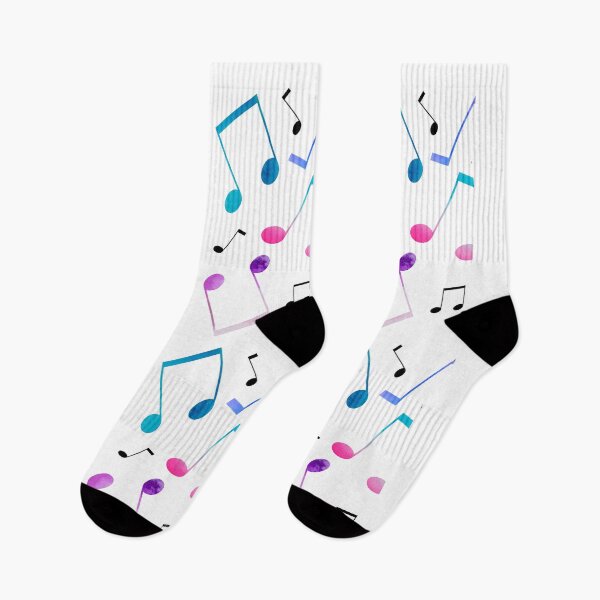 Item preview, Watercolor Musical Note Pattern designed and sold by Jrw-Design.