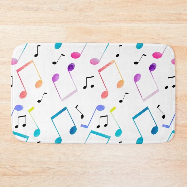 Item preview, Watercolor Musical Note Pattern designed and sold by Jrw-Design.