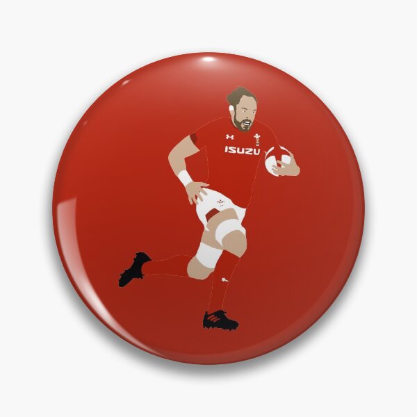 Item preview, Alun Wyn Jones Wales rugby designed and sold by Rhys40.