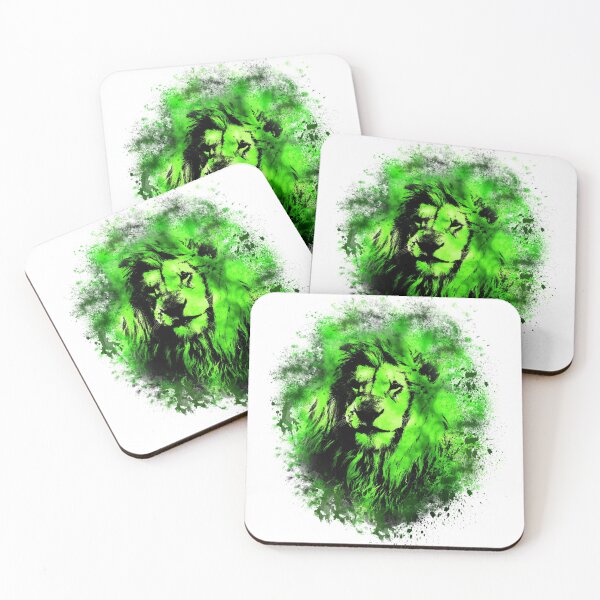 Item preview, Green lion designed and sold by Semiyoos.