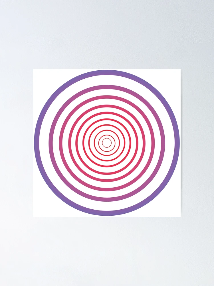 Thumbnail 1 of 3, Poster, gradient illusion designed and sold by powerpointer.