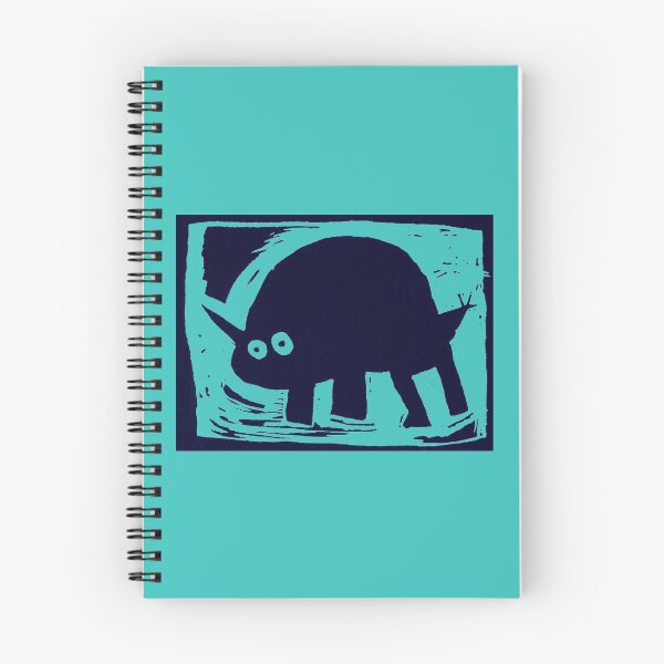 Aperçu de l'œuvre  Je ne voulais pas laisser ce design se perdre en cours de route, alors je l'ai capturé dans un imprimé lino. Je veux lui faire un t-shirt avec ça! créée et vendue par sonabeam.