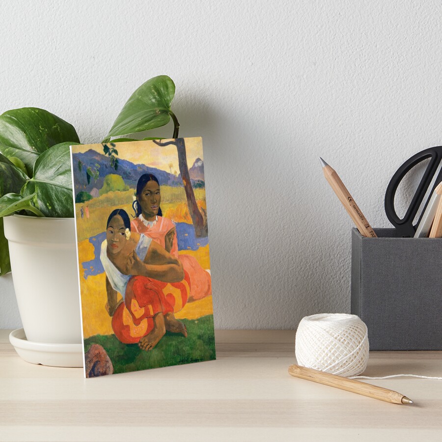 Affordable Art $300,000,000 When Will You Marry by Paul Gauguin Art Board Print