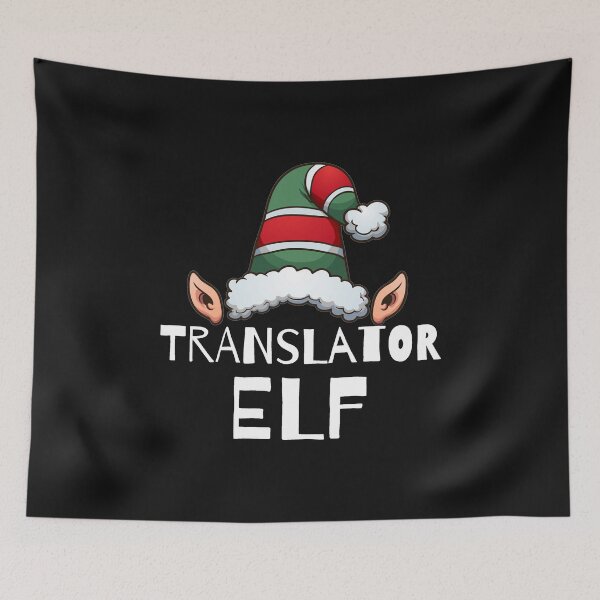 Item preview, Translator Elf Christmas Holidays Xmas Elves designed and sold by losttribe.