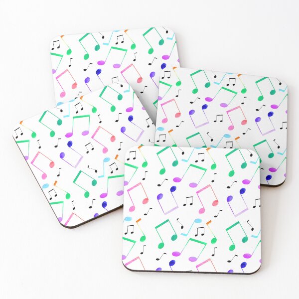 Item preview, Watercolor Music Note Pattern Version 2 designed and sold by Jrw-Design.