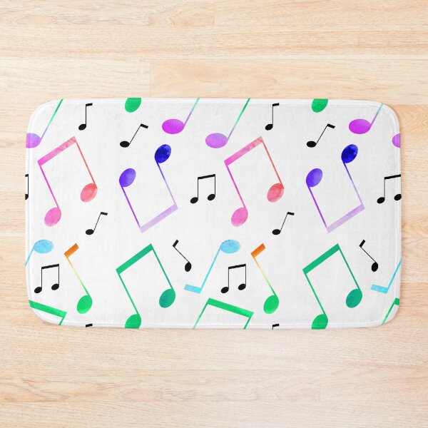 Item preview, Watercolor Music Note Pattern Version 2 designed and sold by Jrw-Design.