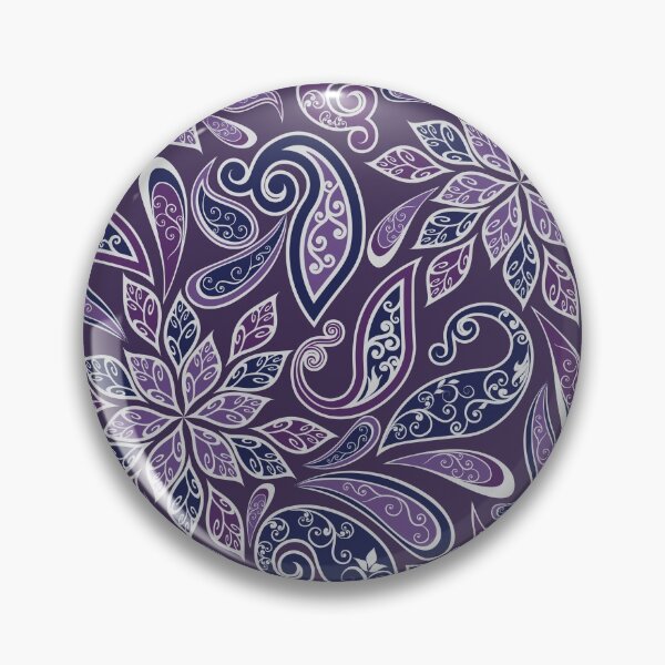 Item preview, Gorgeous Paisley Art in Shades of Purple and Lavender designed and sold by Dibble Dabble Designs.