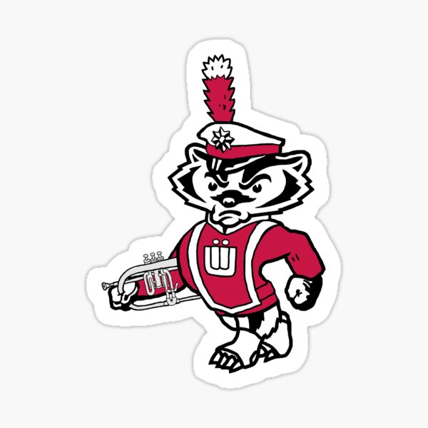 Marching Mascot with a Flugelhorn Sticker