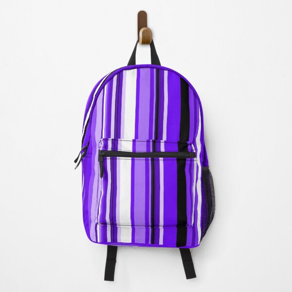 Item preview, Violet Vertical Stripes designed and sold by Ludovic Geusa.