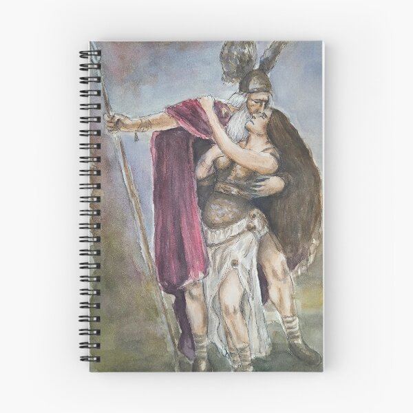 Item preview, Odin and Brunhilde - Norse God and Valkyrie designed and sold by CleaViolet.