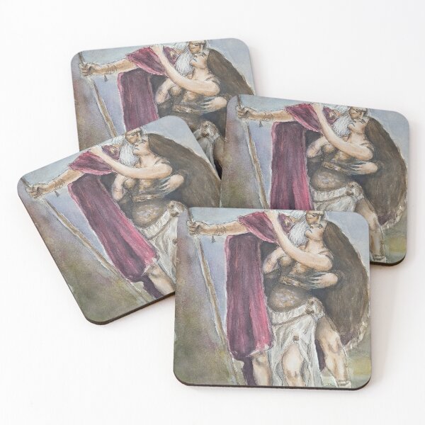 Item preview, Odin and Brunhilde - Norse God and Valkyrie designed and sold by CleaViolet.