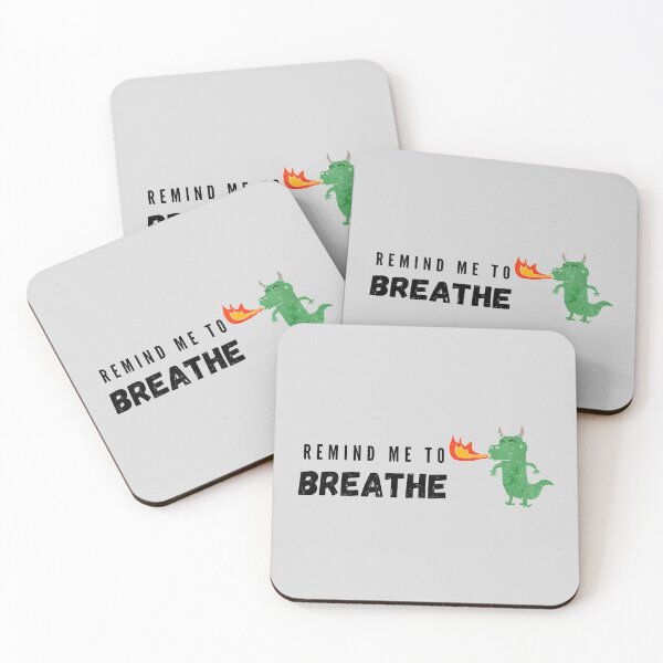 Item preview, Remind Me To Breathe Dragon designed and sold by Marguerite Faure.