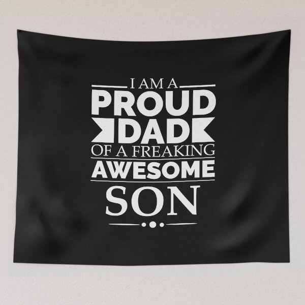 Item preview, Proud dad of an awesome son designed and sold by losttribe.