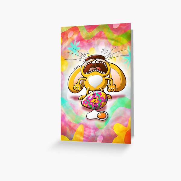 Desperate Easter Bunny Greeting Card