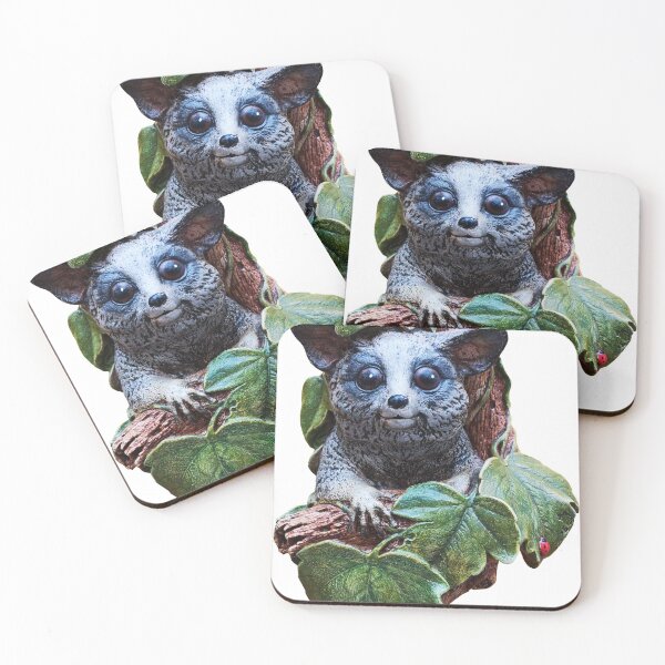Item preview, cute galagos bush baby - version 1 designed and sold by TEN10digital.