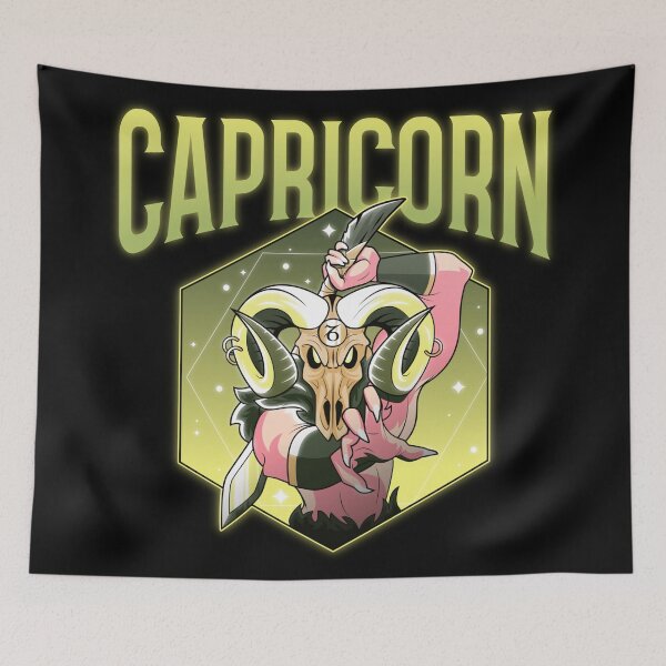 Item preview, Capricorn Horoscope Sign Design designed and sold by Paula Helit.