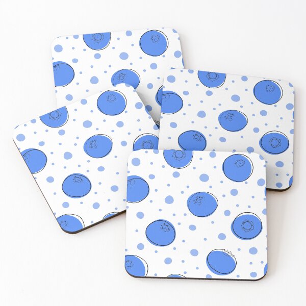 Item preview, seamless pattern blueberry background, symbol of summer. designed and sold by Yevheniia Hulinska.