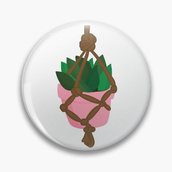 Artikelvorschau, hängende Pflanze rosa entworfen und verkauft von Lauren Ellis.