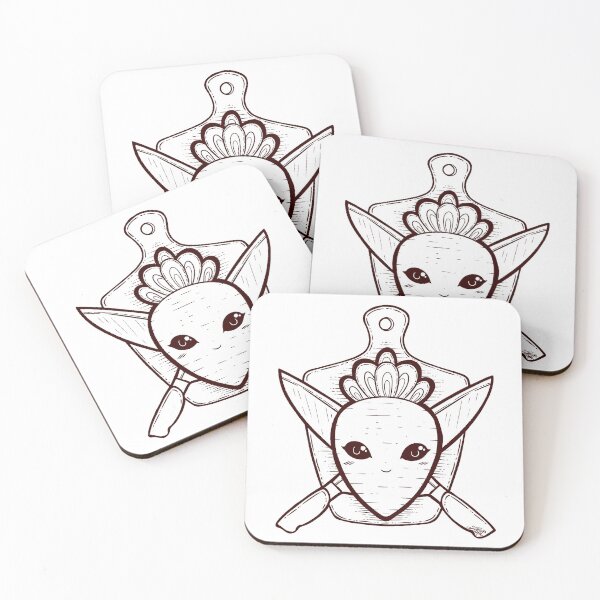 Item preview, Carot and Knife Coat of Arms Illustration designed and sold by ZaryaKiqo.