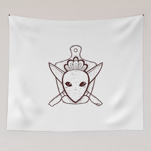 Item preview, Carot and Knife Coat of Arms Illustration designed and sold by ZaryaKiqo.