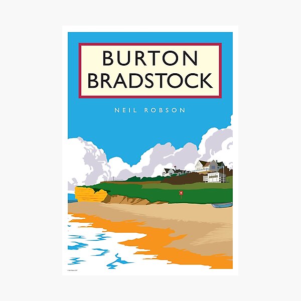 Burton Bradstock, Dorset Photographic Print