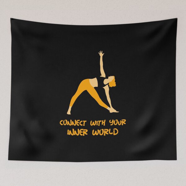 Item preview, Yoga connect with your inner world designed and sold by miminova.