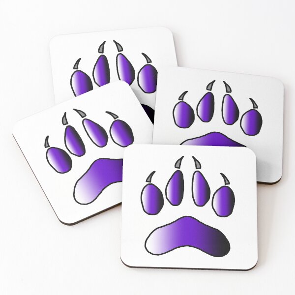 Item preview, Purple paw print design designed and sold by STARK45701.