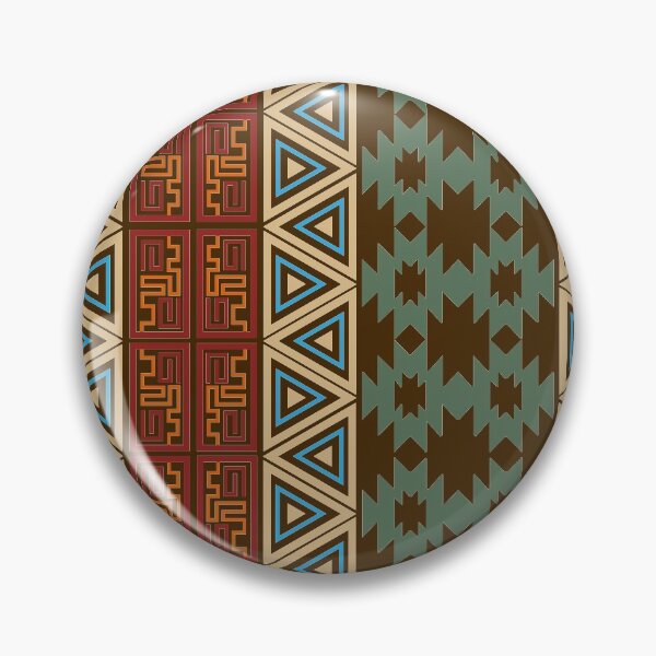 Item preview, Aztec Pattern Design 2 Beige cream and green designed and sold by Jake Purcell.