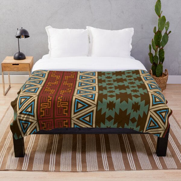Item preview, Aztec Pattern Design 2 Beige cream and green designed and sold by Jake Purcell.