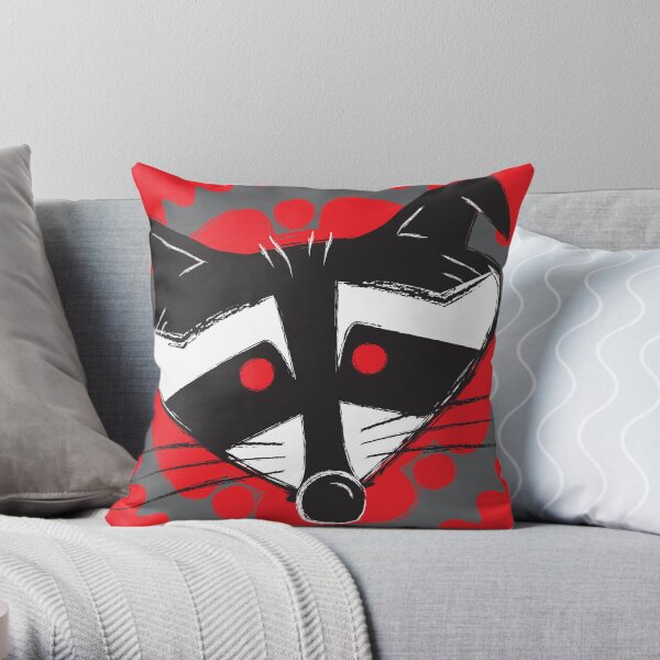 Bike Commuter Cabal Throw Pillow