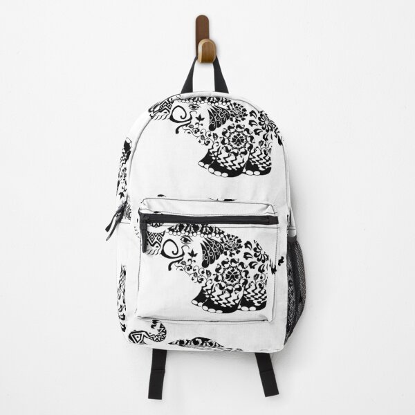Item preview, Black and white Indian Elephant Illustration designed and sold by AABUZ.