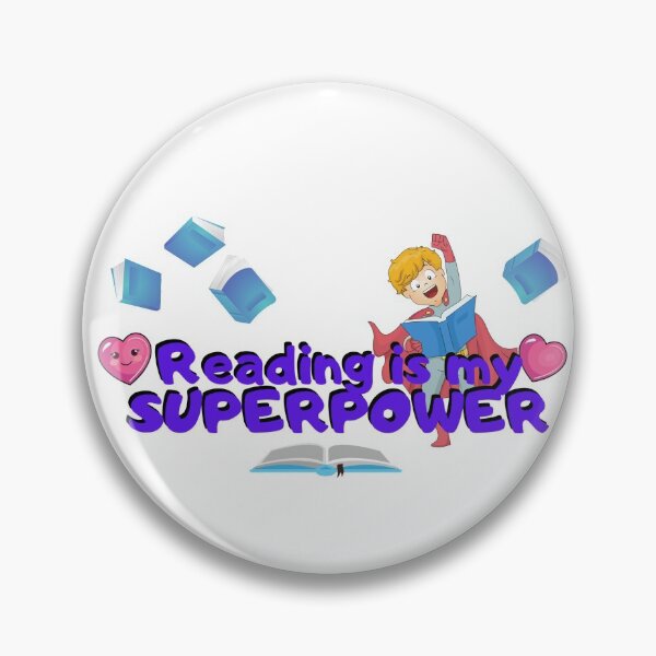 Item preview, Reading is My SuperPower designed and sold by Linda McMenamy.