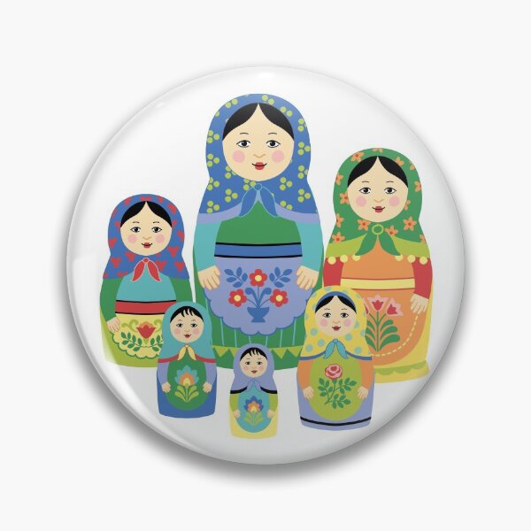 Item preview, Russian Nesting Dolls designed and sold by Barbara Pixton.